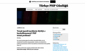 Turkcephp.wordpress.com thumbnail