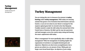 Turkeymanagement.com thumbnail