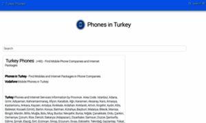 Turkeytelephones.com thumbnail