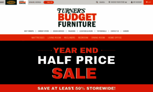 Turnersbudgetfurniture.com thumbnail