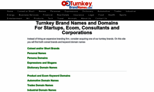 Turnkeybrandnames.com thumbnail