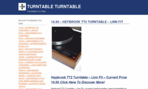 Turntableturntable.co.uk thumbnail