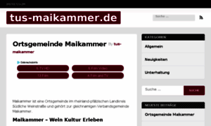 Tus-maikammer.de thumbnail