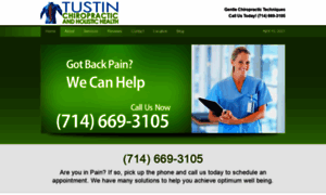 Tustinchiropractic.com thumbnail