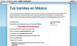 Tustramitesenmexico.blogspot.mx thumbnail