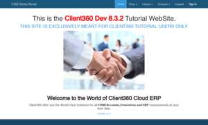 Tutor.client360erp.com thumbnail