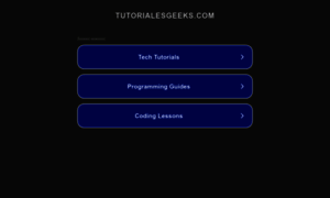 Tutorialesgeeks.com thumbnail