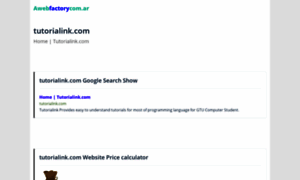 Tutorialink.com.site2preview.com thumbnail