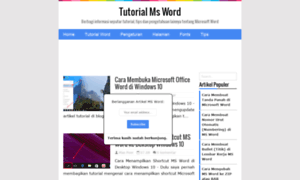 Tutorialmsword.web.id thumbnail