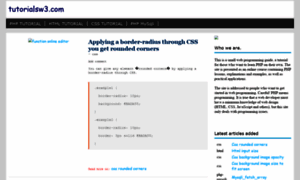 Tutorialsw3.com thumbnail