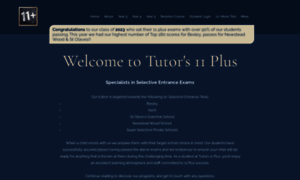 Tutors11plus.co.uk thumbnail