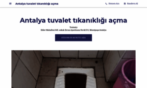 Tuvalet-tikanikligi-antalya.business.site thumbnail