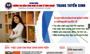 Tuyensinh.ietc.edu.vn thumbnail
