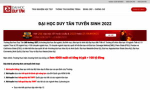 Tuyensinh2022.duytan.edu.vn thumbnail