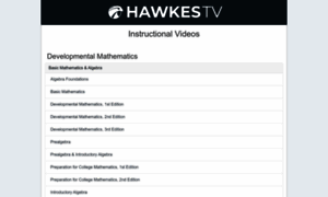 Tv.hawkeslearning.com thumbnail