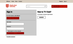 Tvclub.shop.csu.edu.au thumbnail