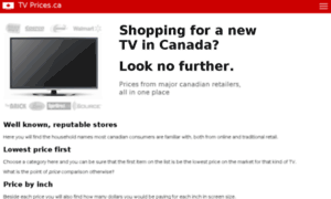 Tvprices.ca thumbnail