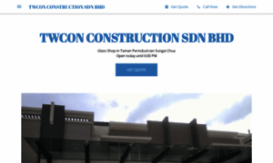 Twcon-construction-sdn-bhd.business.site thumbnail