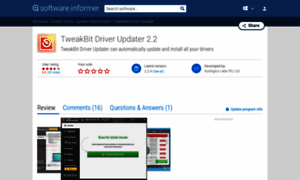 Tweakbit-driver-updater.software.informer.com thumbnail