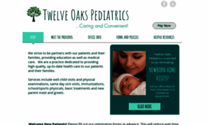 Twelveoakspediatrics.com thumbnail