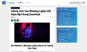 Twenty-one-two-blinding-lights.laguanz.com thumbnail