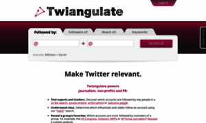 Twiangulate.com thumbnail