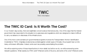 Twicinformation.tsa.dhs.gov thumbnail