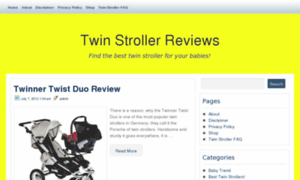 Twin-stroller-reviews.com thumbnail