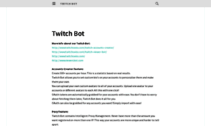 Twitchbot.wordpress.com thumbnail