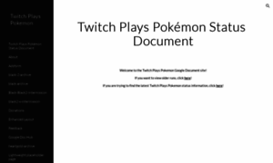 Twitchplayspokemon.info thumbnail