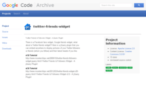 Twitter-friends-widget.googlecode.com thumbnail