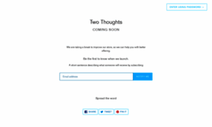 Two-thoughts.com thumbnail