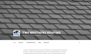 Twobrothersroofingsouthernmd.com thumbnail