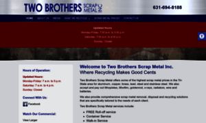 Twobrothersscrapmetal.com thumbnail