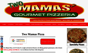 Twomamaspizza.com thumbnail