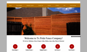 Txpridefencesandfencerepair.com thumbnail