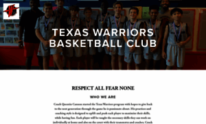 Txwarriorsbasketball.org thumbnail