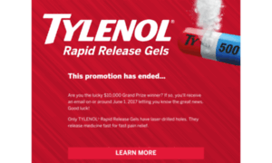 Tylenolsweepstakes.com thumbnail