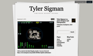 Tylersigman.com thumbnail