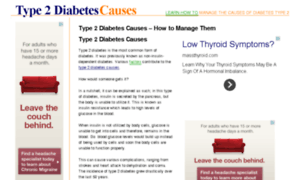 Type2diabetescauses.org thumbnail