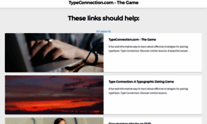 Typeconnection.com thumbnail