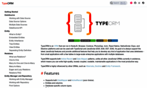 Typeorm.github.io thumbnail