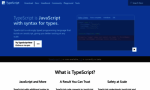 Typescriptlang.com thumbnail