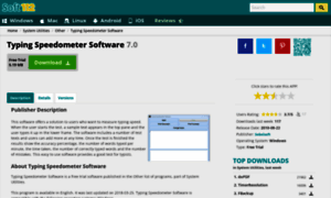 Typing-speedometer-software.soft112.com thumbnail