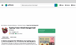 Typing-tutor-hindi-mangal-gail.en.softonic.com thumbnail