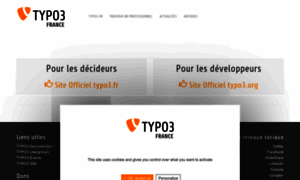 Typo3-fr.org thumbnail