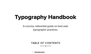 Typographyhandbook.com thumbnail