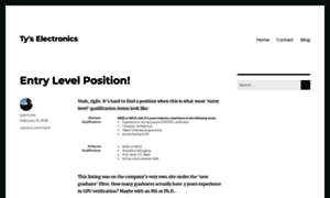Tysimmelelectronics.wordpress.com thumbnail