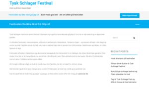 Tyskschlager-festival.dk thumbnail