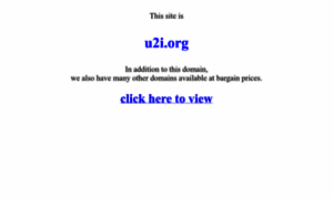 U2i.org thumbnail